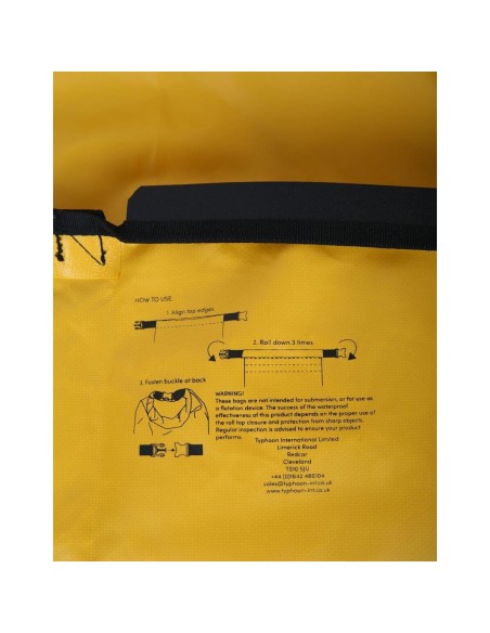 Typhoon Seaton Dry Bag 10L Geel/Zwart | Shipsworld