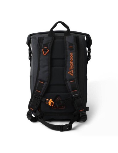 Typhoon Osea dry backpack 40L zwart/oranje | Shipsworld