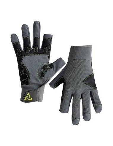 Typhoon Performance Handschoenen Grijs/Lime S | Shipsworld