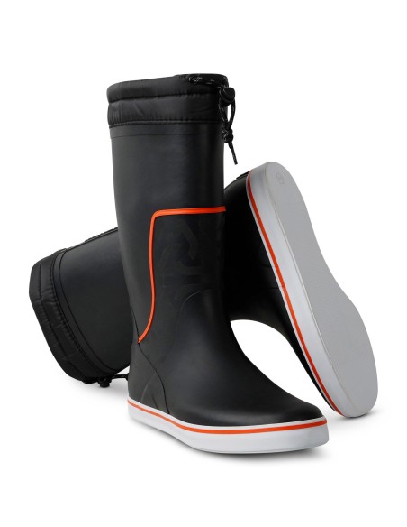 Typhoon Zeillaarzen Hoog Zwart/Oranje UK8/EU42 | Shipsworld