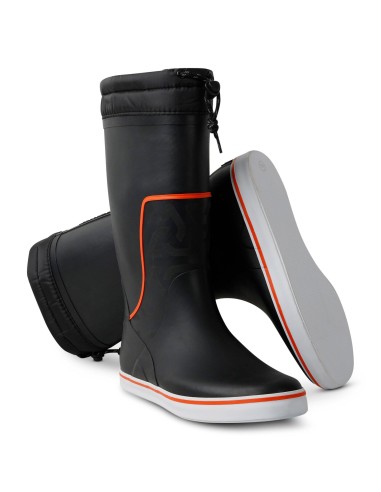 Typhoon Essential Zeillaarzen Zwart/Oranje | Shipsworld