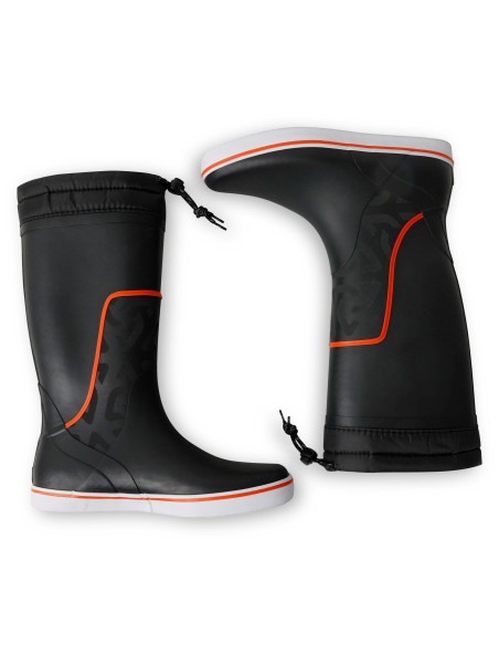 Typhoon Essential Zeillaarzen Zwart/Oranje | Shipsworld