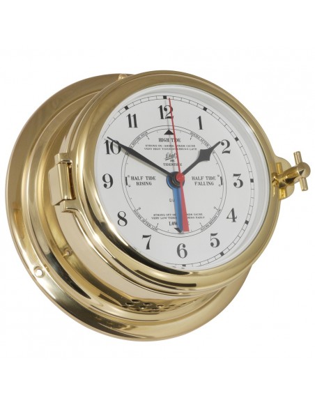 Midi 155 - Quartz Klok - Getijden - Arabisch - Messing - Schatz 1881