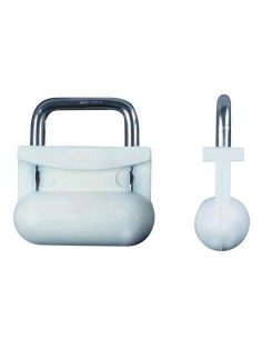 Zeilleuver internal slug nylon met RVS beugel rond 10 mm