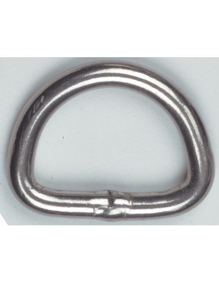Bainbridge D-Ring RVS Gelast 25 x 5 mm | Shipsworld