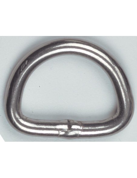 Bainbridge D-Ring RVS Gelast 25 x 5 mm | Shipsworld