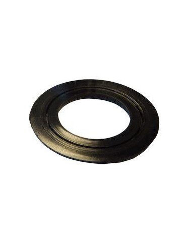 RVS losse ring voor zeilkous 25 mm zwart | Shipsworld