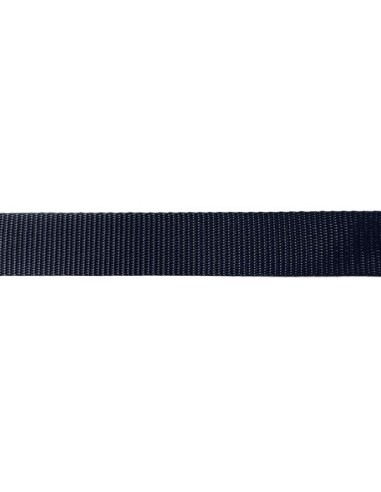 Bainbridge Polyesterband 25 mm Zwart | Shipsworld