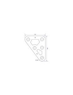 Bainbridge Topplank Alu Antraciet 153x190mm | Shipsworld 2