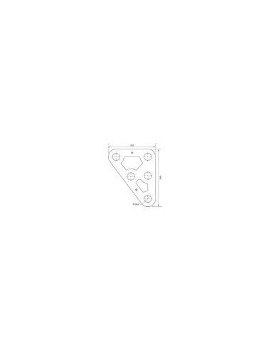 Bainbridge Topplank Alu Antraciet 153x190mm | Shipsworld