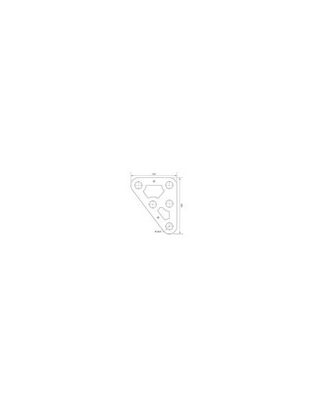 Bainbridge Topplank Alu Antraciet 153x190mm | Shipsworld