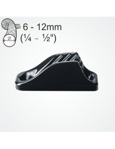 Clamcleat Vertical 6-12 mm Zwart | Shipsworld