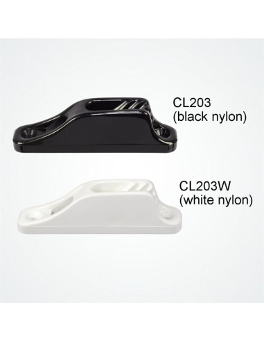 Clamcleat Junior Zwart 3-6 mm | Shipsworld