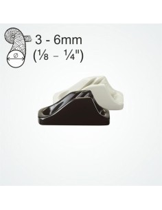 Clamcleat Mini Zwart 3-6 mm | Shipsworld 2
