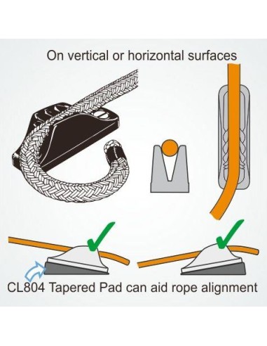 Clamcleat Major 10-16 mm Zwart | Shipsworld