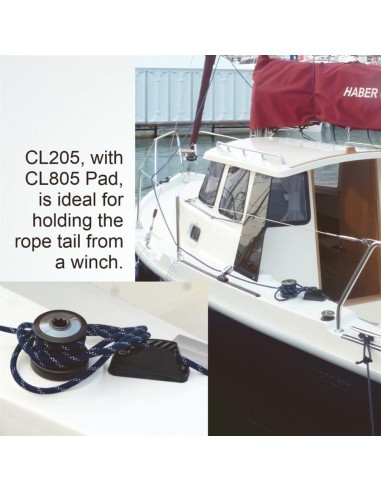 Clamcleat Major 10-16 mm Zwart | Shipsworld