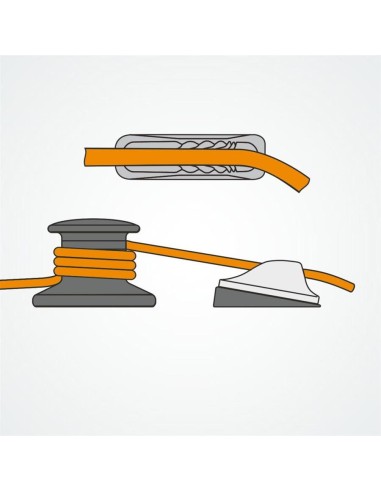 Clamcleat Major 10-16 mm Zwart | Shipsworld