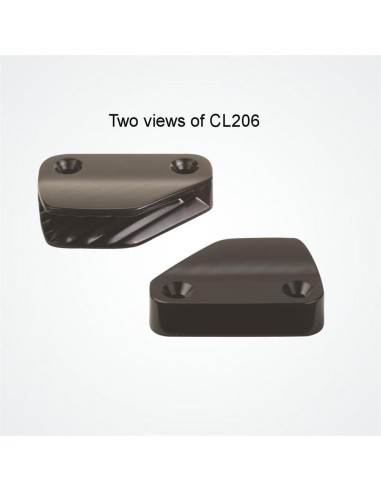 Clamcleat Lateral Stuurboord 6-10 mm Zwart | Shipsworld