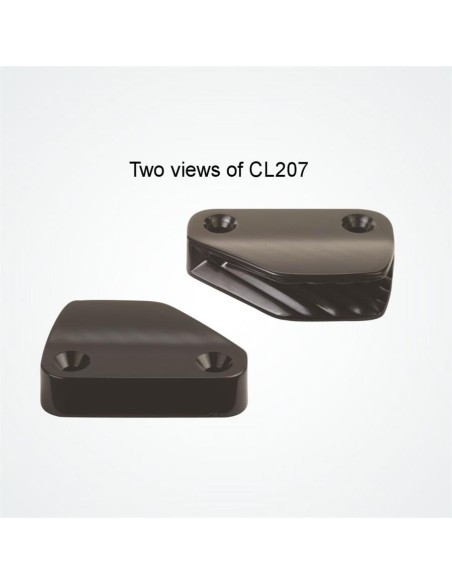 Clamcleat Lateral Bakboord 6-10 mm Zwart | Shipsworld