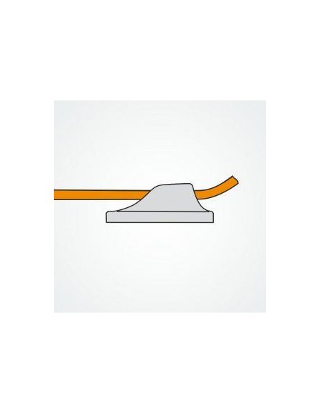 Clamcleat Midi 4-8 mm Zwart | Shipsworld