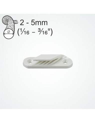 Clamcleat Leech Line Cleat 2-12 mm set | Shipsworld