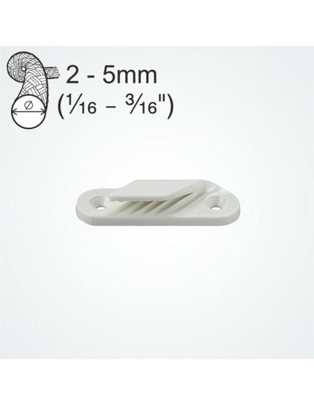 Clamcleat Leech Line Cleat 2-12 mm set | Shipsworld