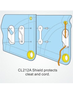 Clamcleat Nylon Shield voor CL212 | Shipsworld 2