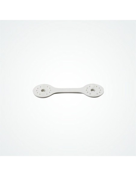 Clamcleat Achterplaat Wit voor CL212/214 | Shipsworld