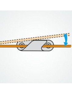 Clamcleat Fine Line Stuurboord Zwart | Shipsworld 2