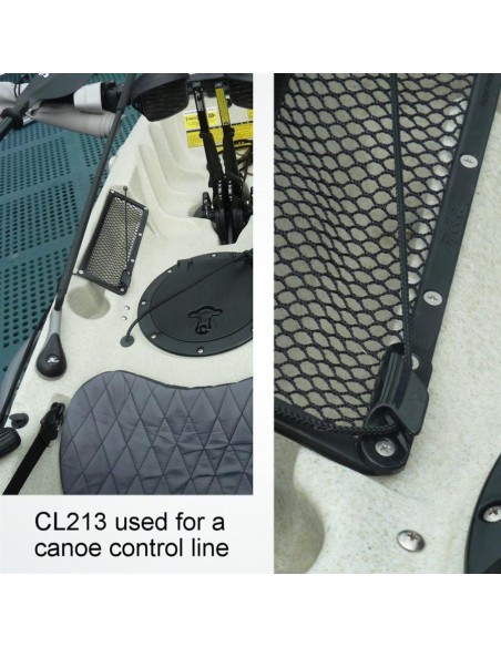 Clamcleat Fine Line Stuurboord Zwart | Shipsworld