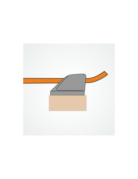 Clamcleat Side-Fixing Midi 4-8 mm zwart | Shipsworld