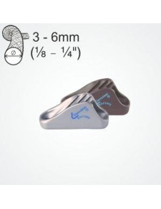 Clamcleat Racing Mini 3-6 mm Zilver | Shipsworld
