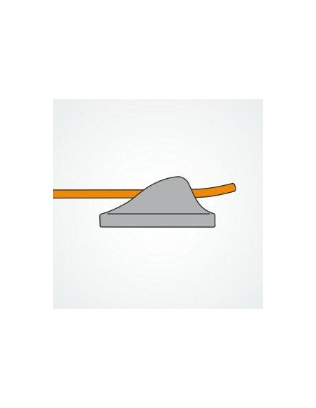Clamcleat Racing Mini 3-6 mm Zilver | Shipsworld