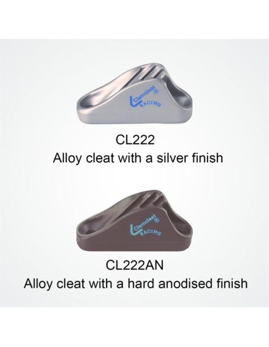 Clamcleat Racing Mini 3-6 mm Zilver | Shipsworld
