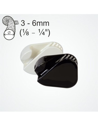 Clamcleat Loop Cleat 3-6 mm Wit | Shipsworld