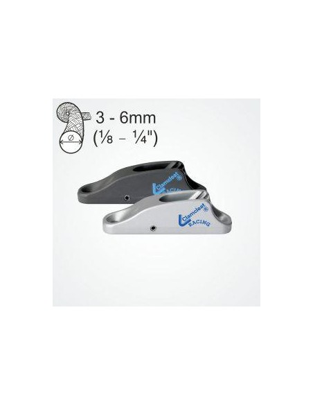 Clamcleat MK1 met onder rol 3-6 mm | Shipsworld