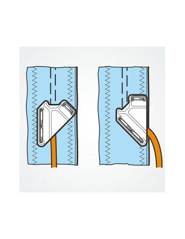 Clamcleat Sail Line Cleat 2-6 mm Wit | Shipsworld