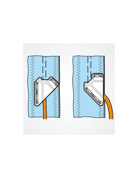 Clamcleat Sail Line Cleat 2-6 mm Wit | Shipsworld