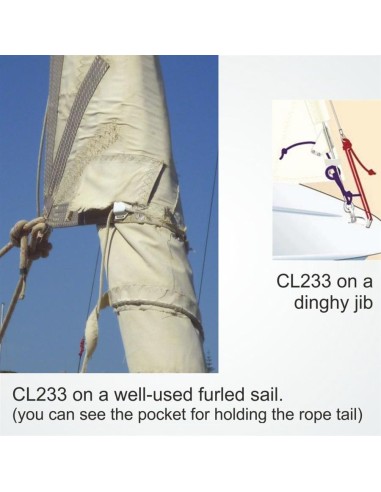 Clamcleat Sail Line Cleat 2-6 mm Wit | Shipsworld