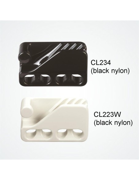 Clamcleat Fender Cleat Zwart 6-11 mm | Shipsworld