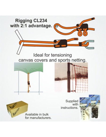 Clamcleat Fender Cleat Zwart 6-11 mm | Shipsworld