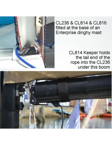 Clamcleat Racing Junior MK1 Rolgeleider | Shipsworld