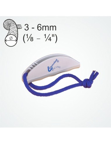 Clamcleat Tug Cleat 3-6 mm Hard Geanodiseerd | Shipsworld