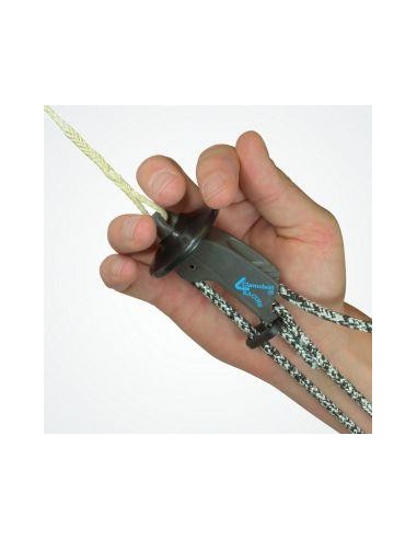 Clamcleat Trapeze & Vang Cleat 4-8mm Zilver | Shipsworld