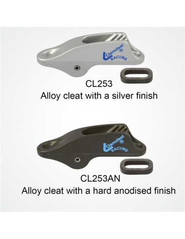 Clamcleat Trapeze & Vang Cleat 4-8mm Zilver | Shipsworld