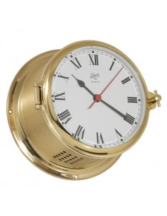 Royal 180 - Quartz Klok - Romeins - Mat Messing - Schatz 1881 - Scheepsinstrumenten - 481 C - € 335,00