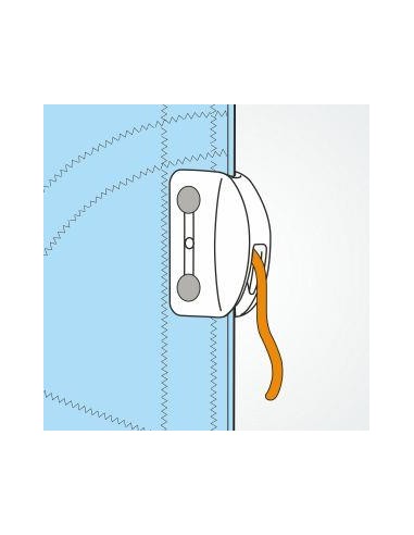 Clamcleat Racing Sail Edge 2-4 mm | Shipsworld