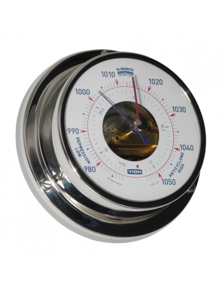 Barometer - Glanzend RVS - 97 mm - VION