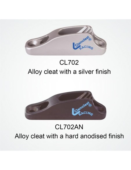 Clamcleat Aluminium Boom Cleat 3-6 mm | Shipsworld