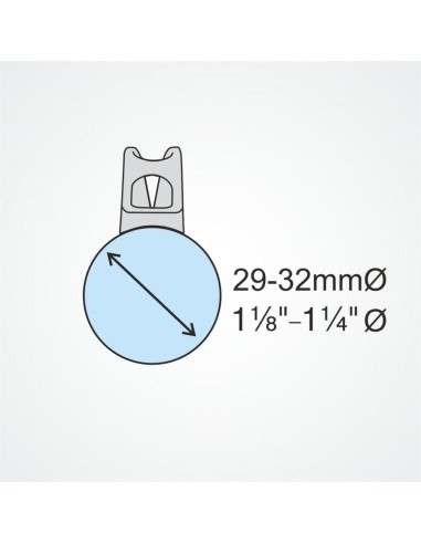 Clamcleat Aluminium Boom Cleat 3-6 mm | Shipsworld